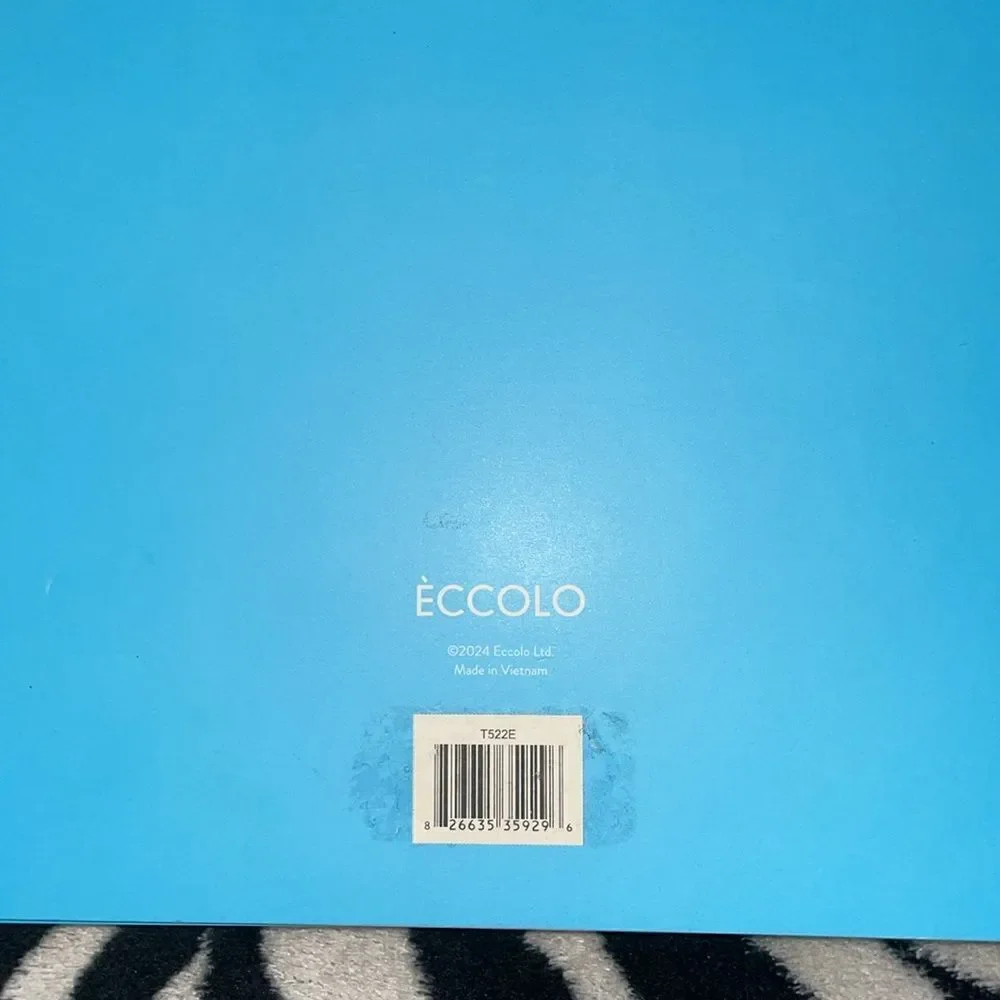 New Eccolo 5 subject college perforated converse hi top sneakers spiral notebook